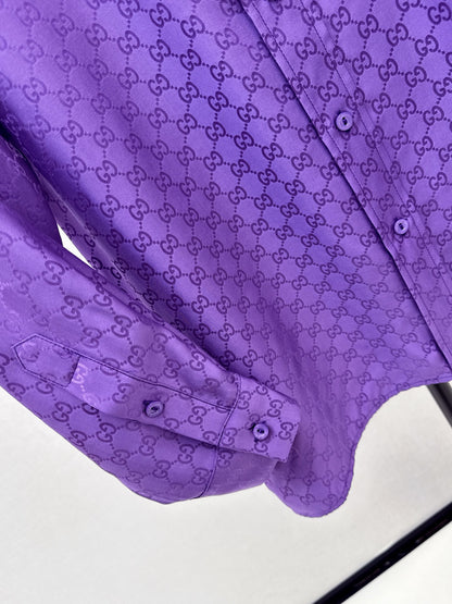 Guc NEW printed silk shirt