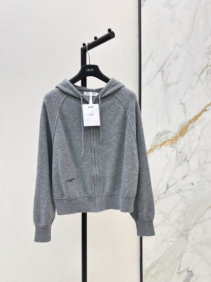 CD NEW Embroidered cashmere jacket