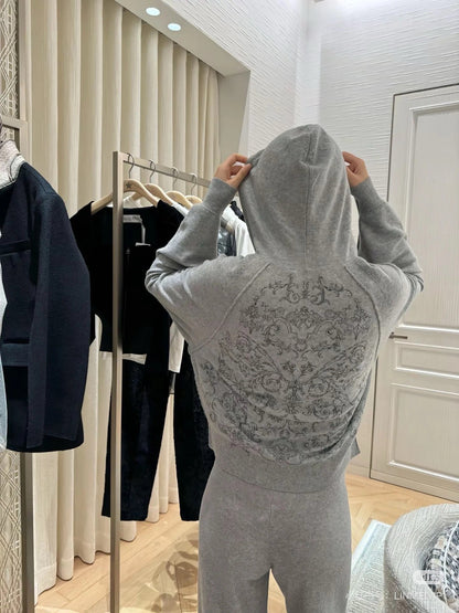 CD NEW Embroidered cashmere jacket