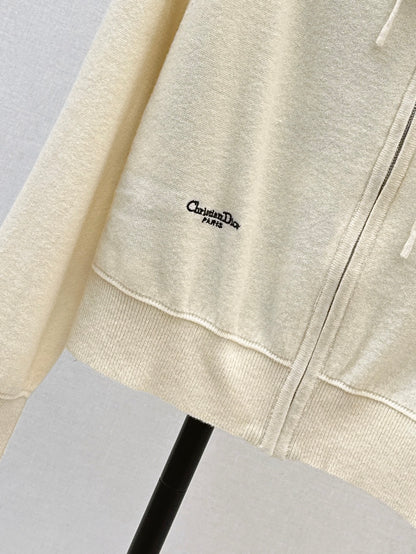 CD NEW Embroidered cashmere jacket