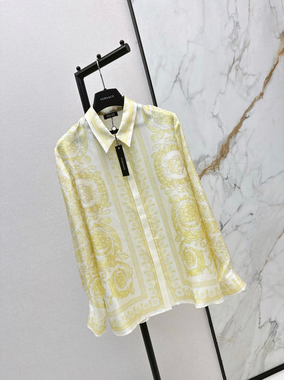 Ver NEW printed silk shirt