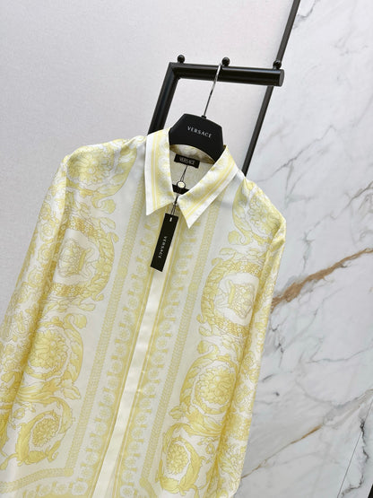 Ver NEW printed silk shirt