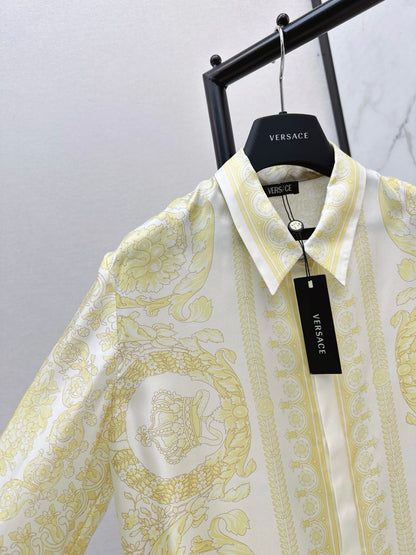 Ver NEW printed silk shirt