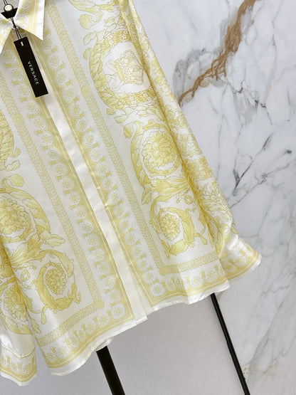 Ver NEW printed silk shirt