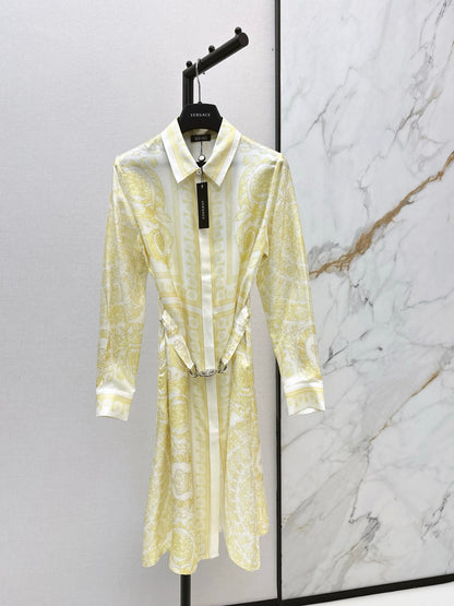 Ver NEW Printed silk dress