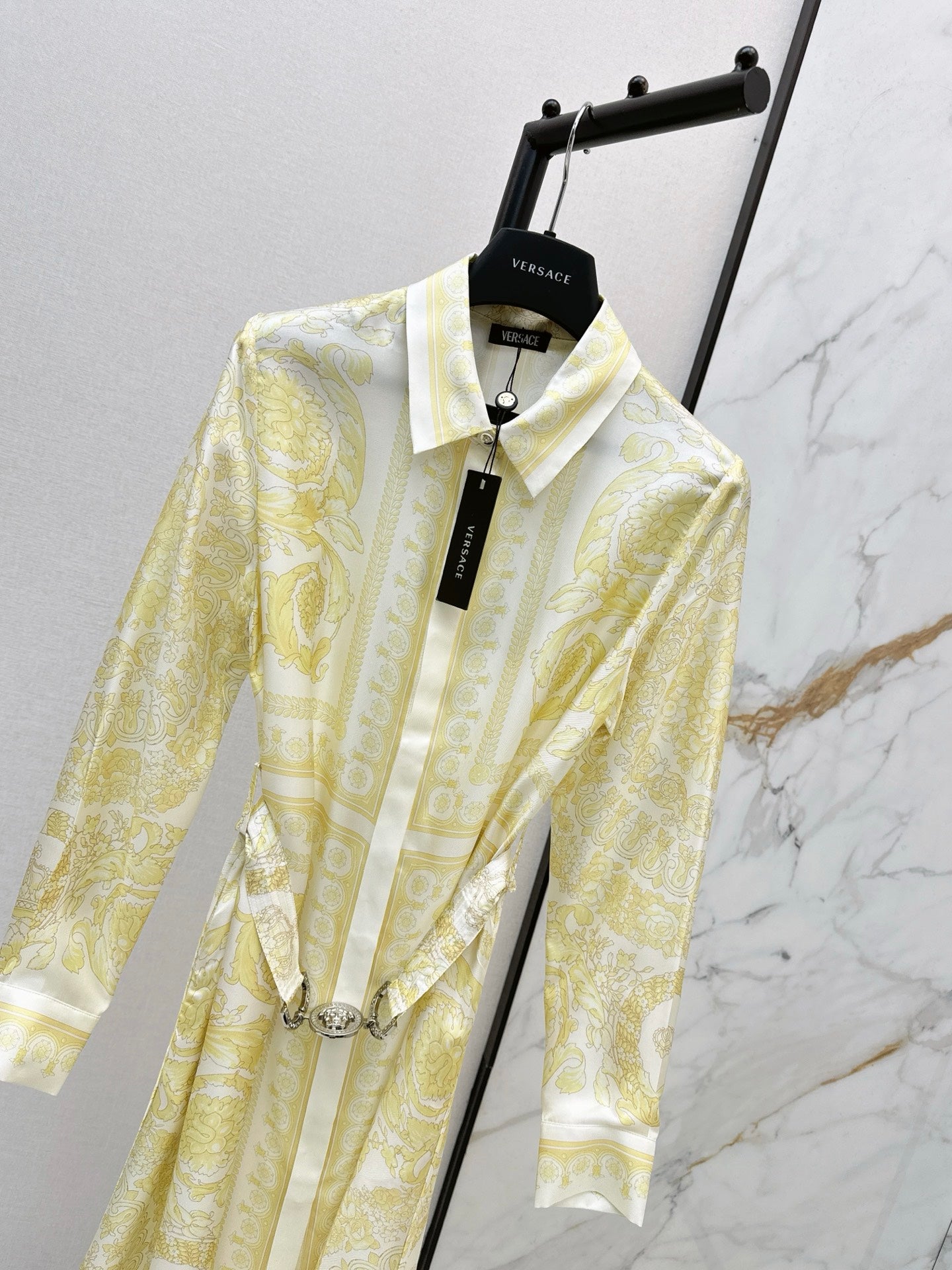 Ver NEW Printed silk dress