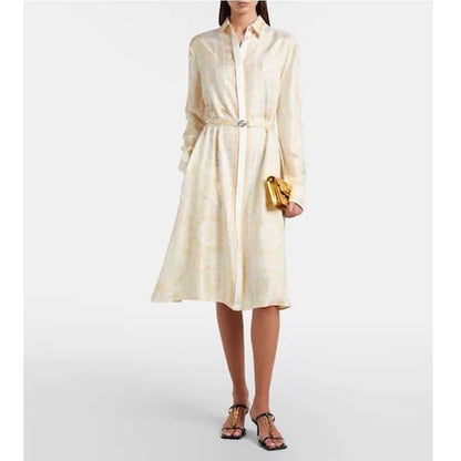 Ver NEW Printed silk dress