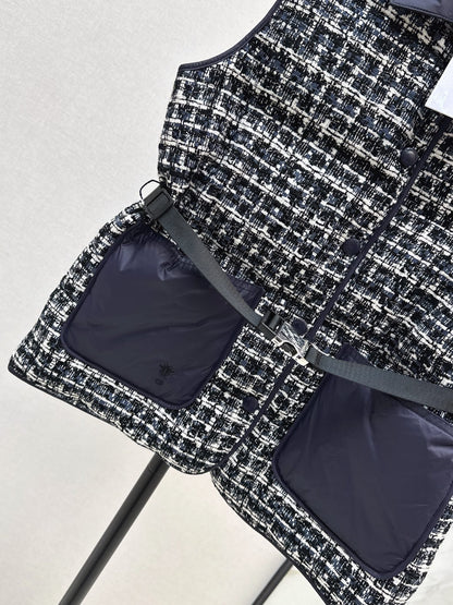 CD NEW Woven down Vest jacket