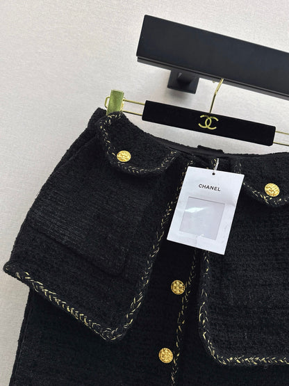 Chan NEW woven 2in1 skirt