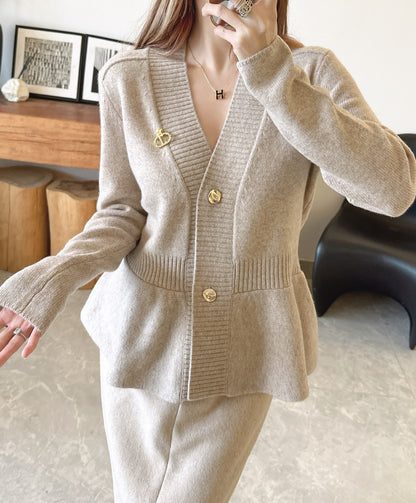 CD NEW V-neck cardigan