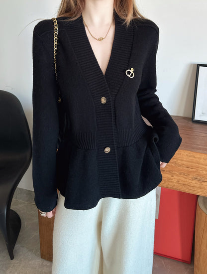 CD NEW V-neck cardigan