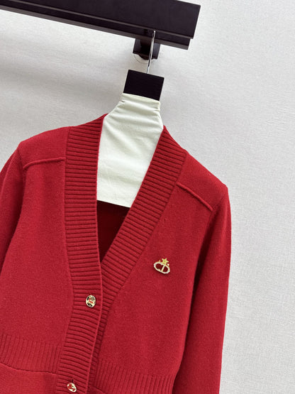 CD NEW V-neck cardigan