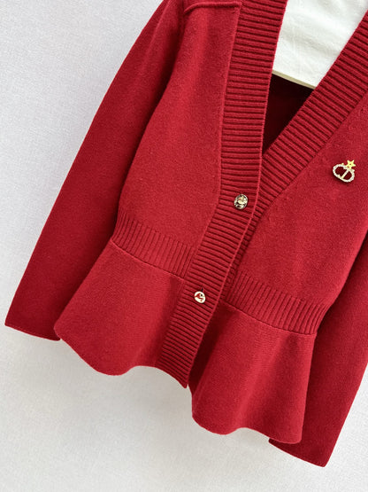 CD NEW V-neck cardigan