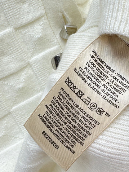 Herm NEW Checked knit cardigan