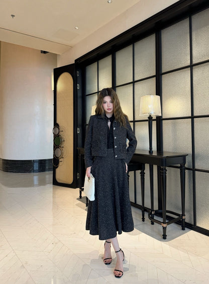 Chan NEW tweed pleated skirts