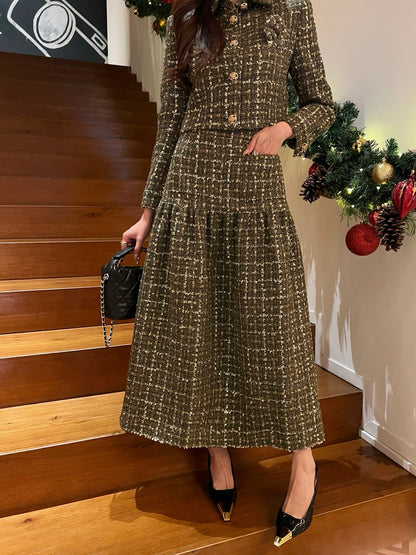 Chan NEW woven skirt