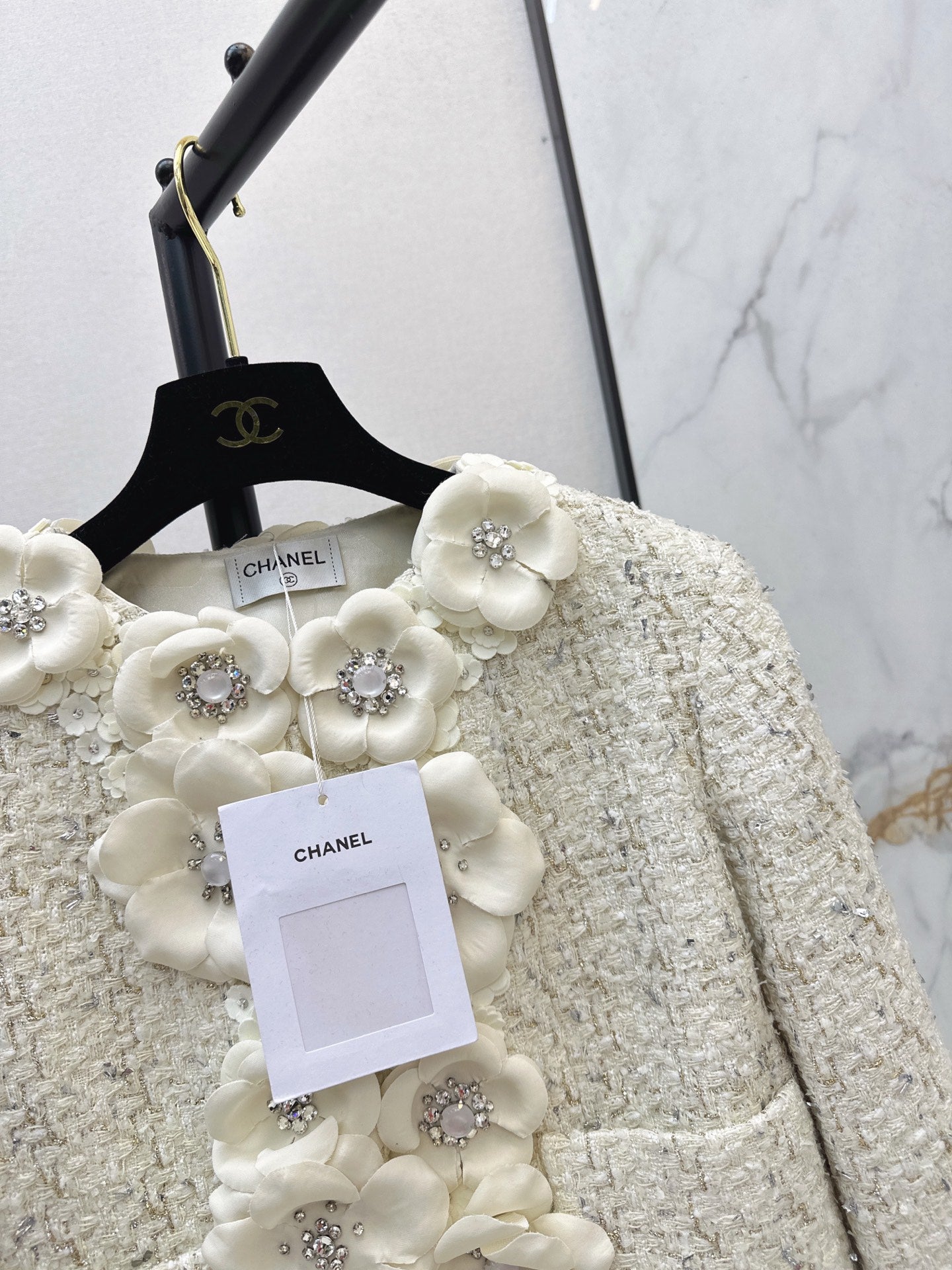 Chan NEW floral woven jacket