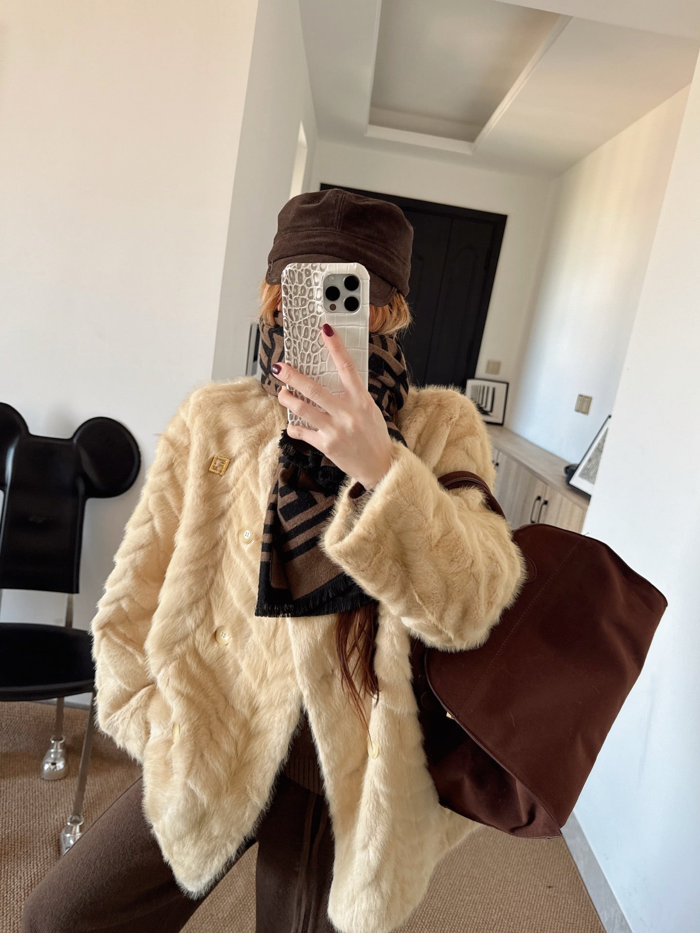 Fend NEW eco-friendly fur jacket