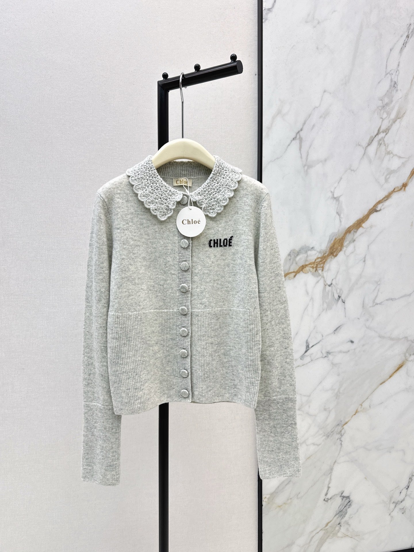 Chol NEW  lace poko Knitted cardigan