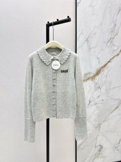 Chol NEW  lace poko Knitted cardigan