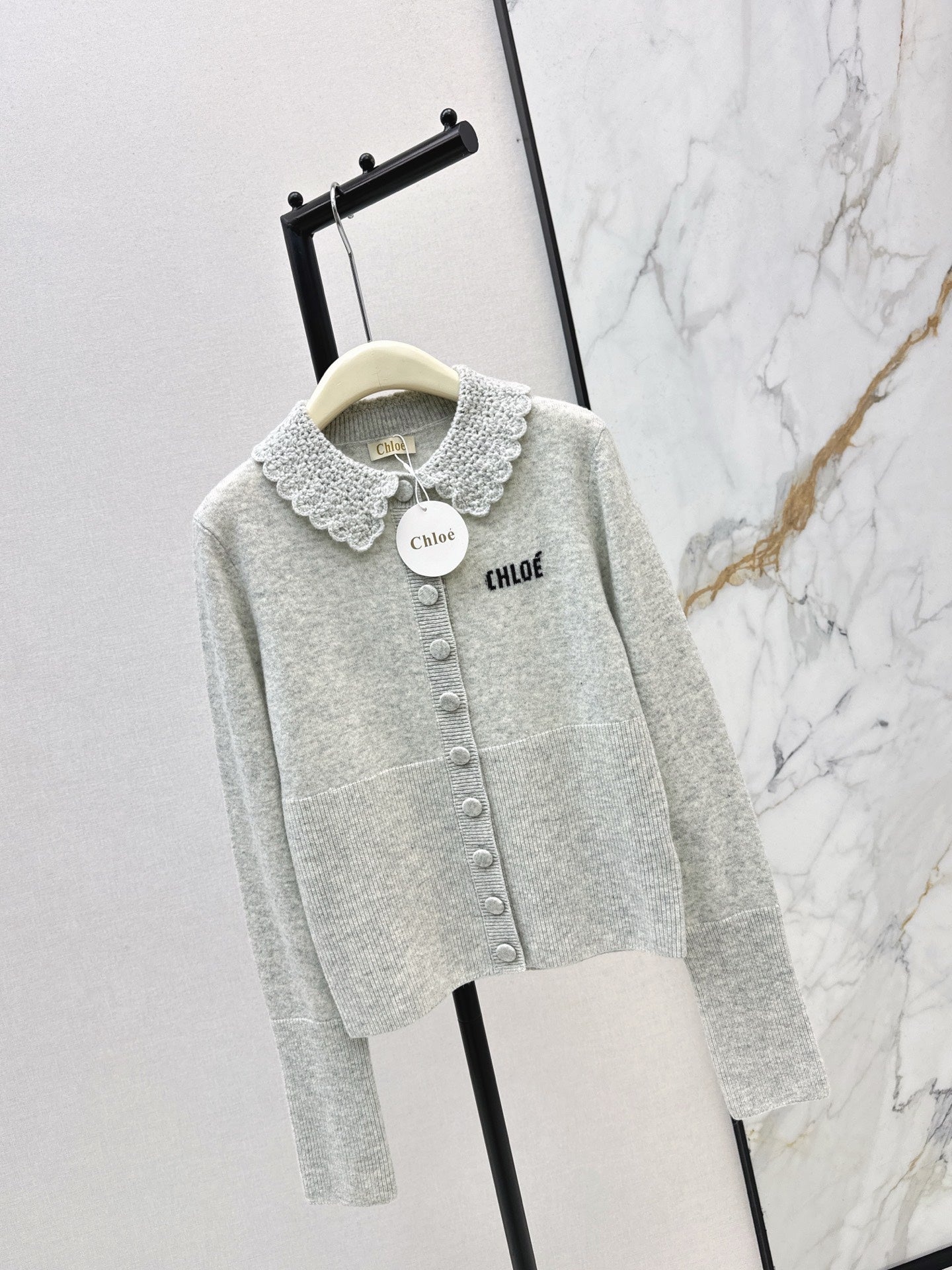 Chol NEW  lace poko Knitted cardigan