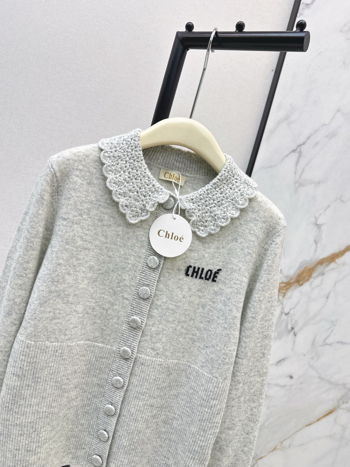 Chol NEW  lace poko Knitted cardigan