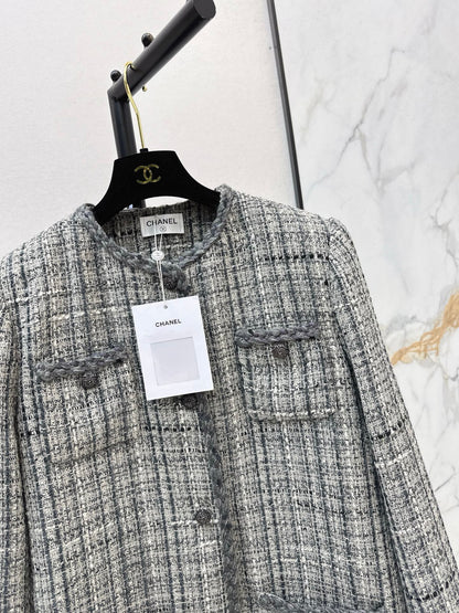 Chan NEW woven tweed jacket