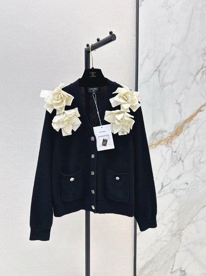 Chan NEW flora knit cardigan