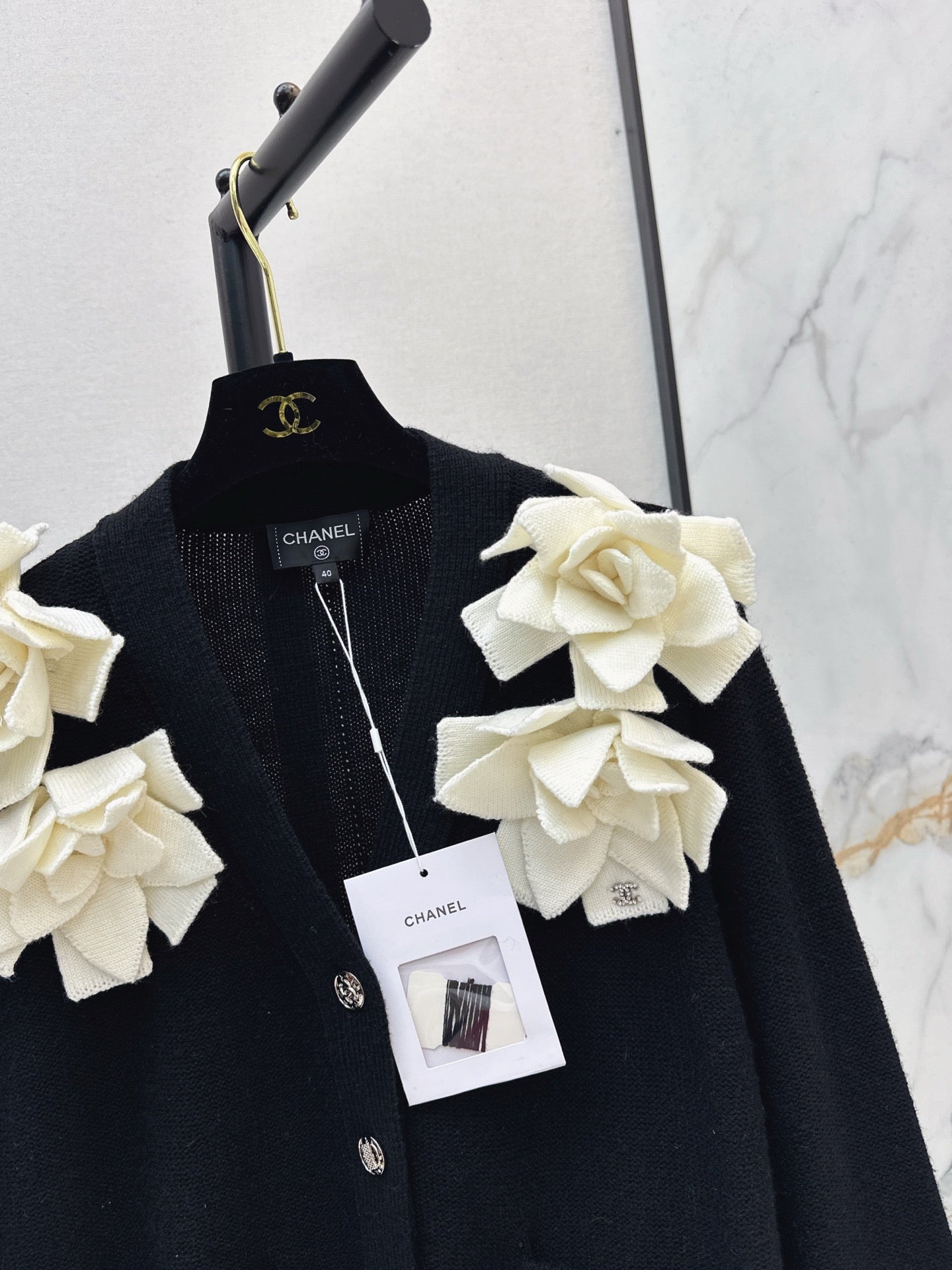 Chan NEW flora knit cardigan