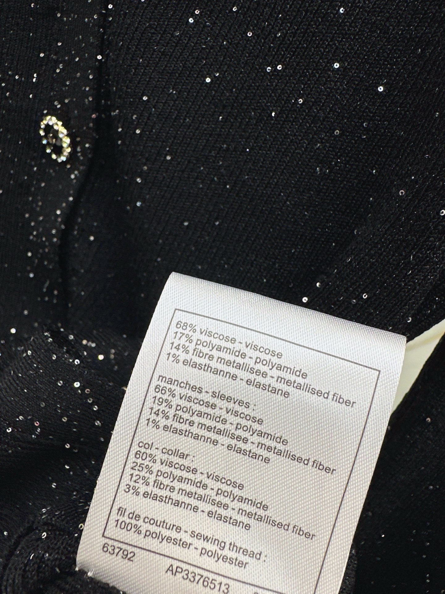 Chan NEW sequins cardigan