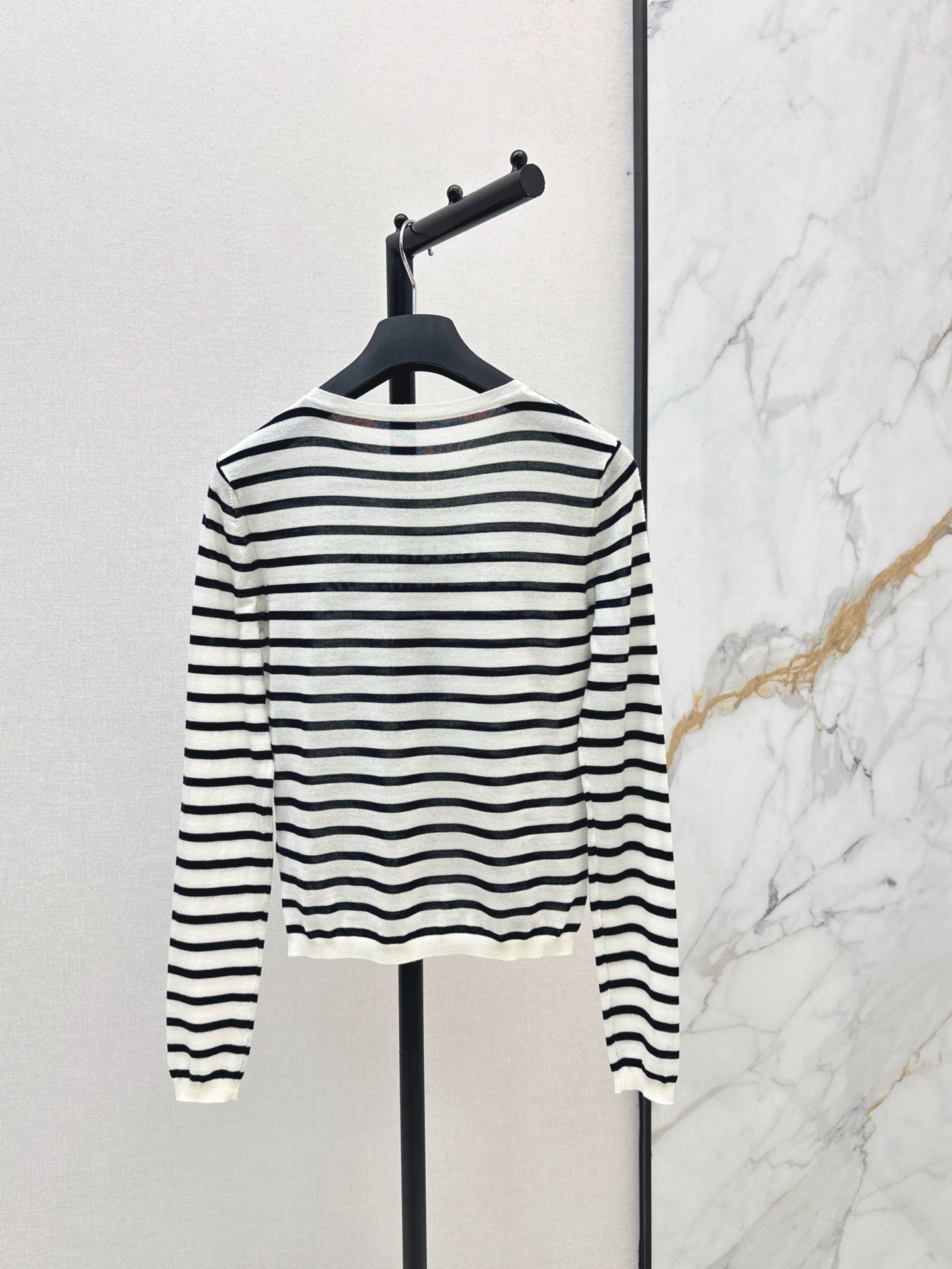 CD NEW stripe knit basic tee