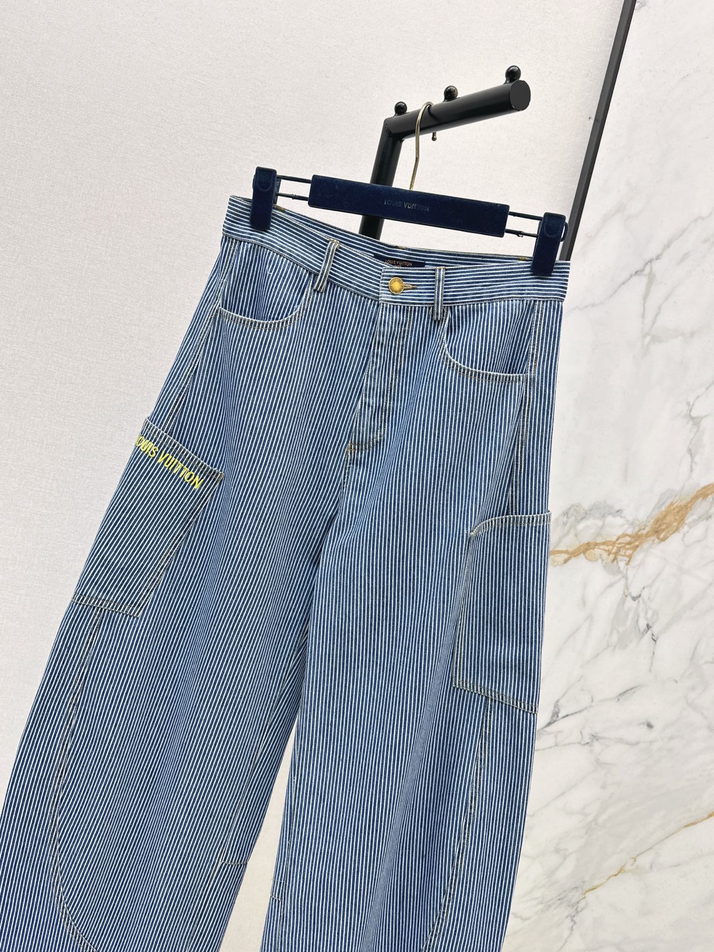 Louis NEW stripe wide-leg jeans