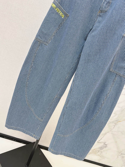 Louis NEW stripe wide-leg jeans