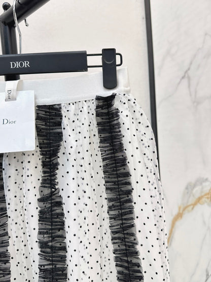 CD NEW polka dot mesh skirts