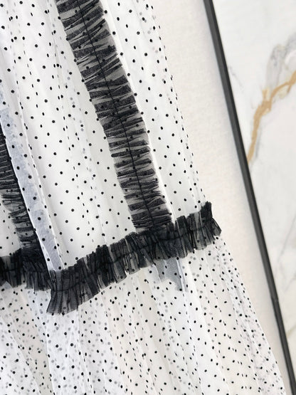 CD NEW polka dot mesh skirts