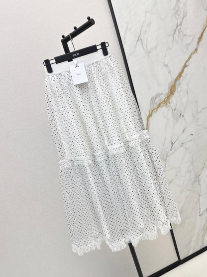 CD NEW polka dot mesh skirts