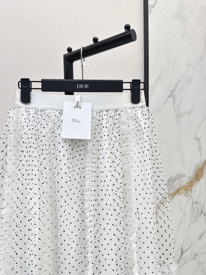 CD NEW polka dot mesh skirts