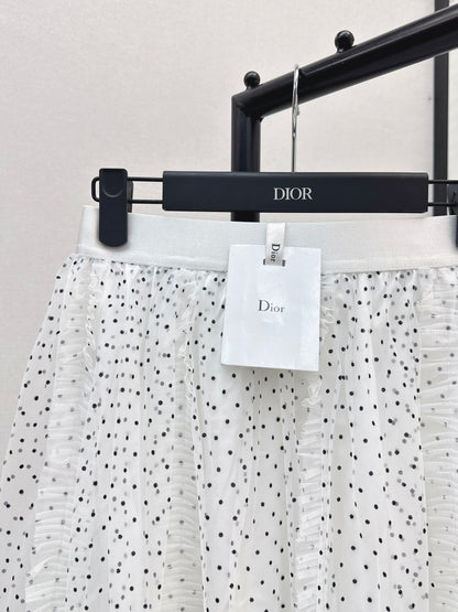 CD NEW polka dot mesh skirts