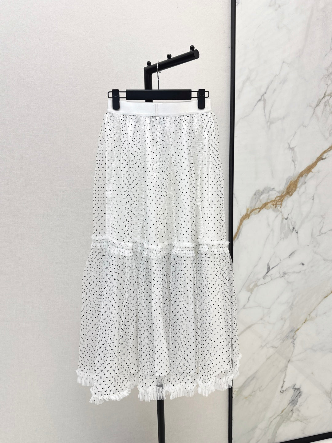 CD NEW polka dot mesh skirts