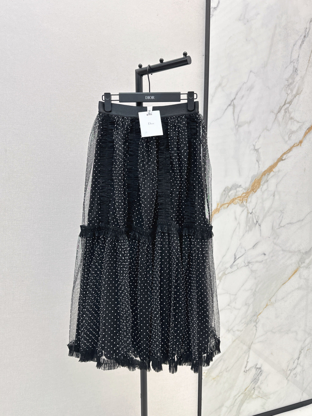 CD NEW polka dot mesh skirts