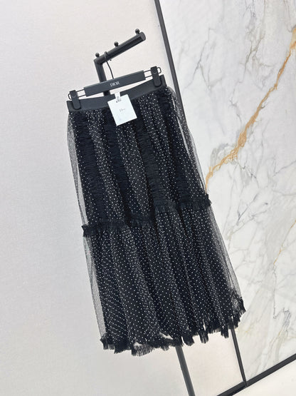 CD NEW polka dot mesh skirts