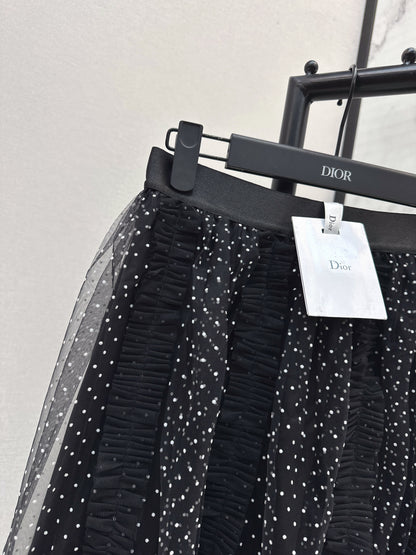 CD NEW polka dot mesh skirts
