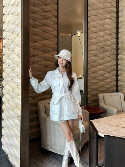 Chan NEW belted jacket