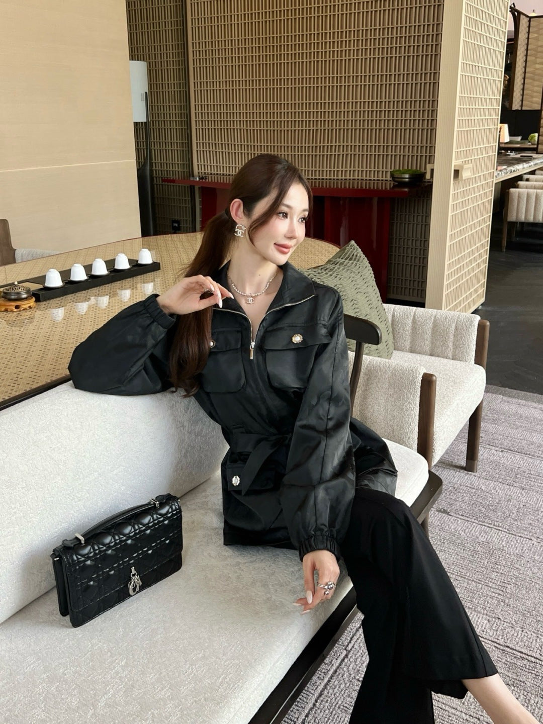 Chan NEW belted jacket