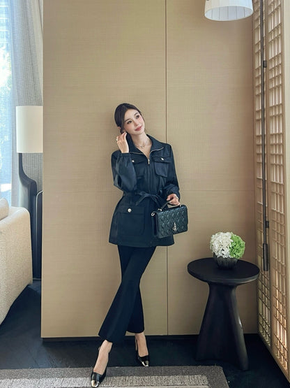 Chan NEW belted jacket