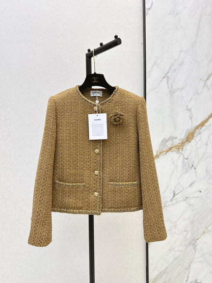 Chan NEW woven tweed jacket