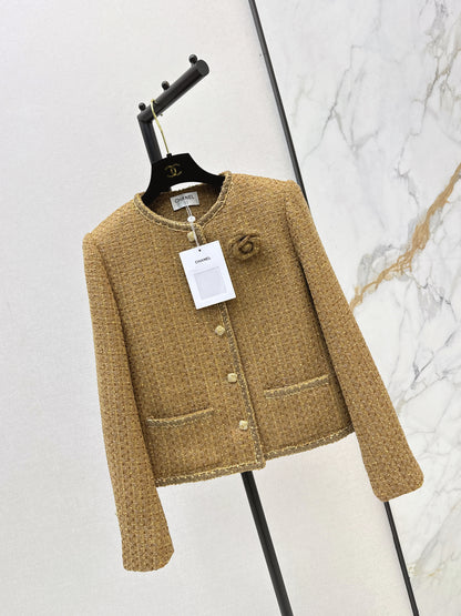 Chan NEW woven tweed jacket