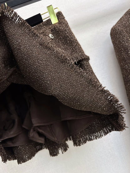 Chan NEW fringe woven skirts