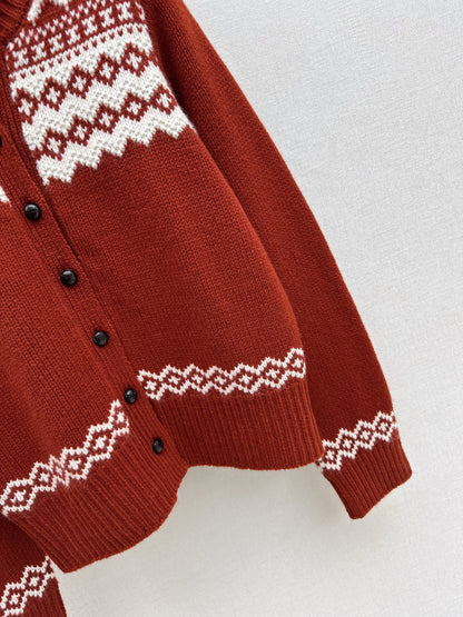 Ral NEW fair isle knit cardigan