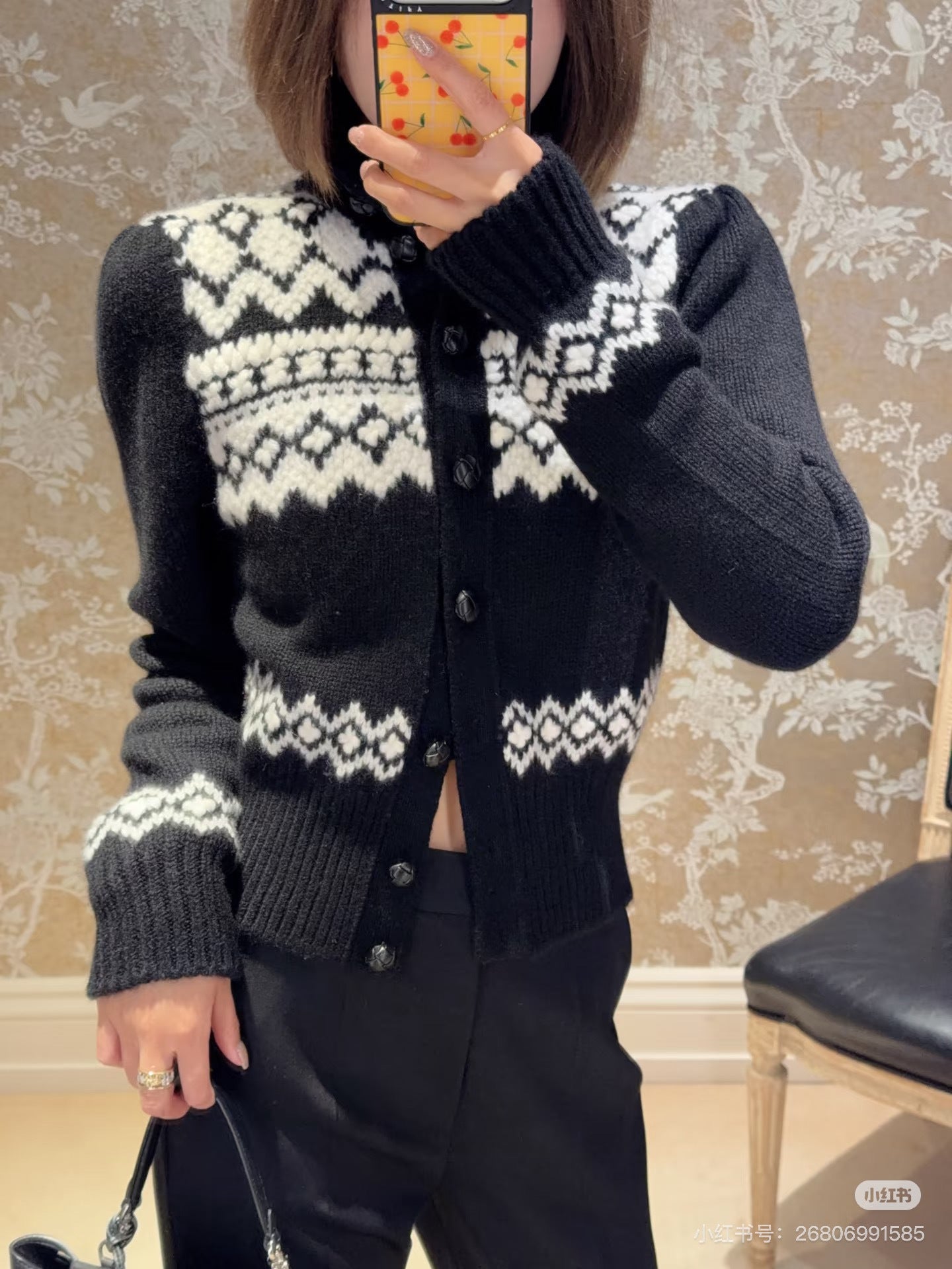 Ral NEW fair isle knit cardigan